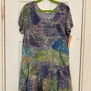 Jams World Lil People *Hibiki* Rayon Hattie Dress, Girl’s Large (12/14)